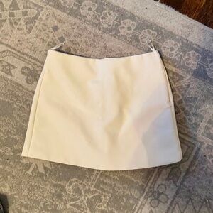 Zara Cream Mini Skirt